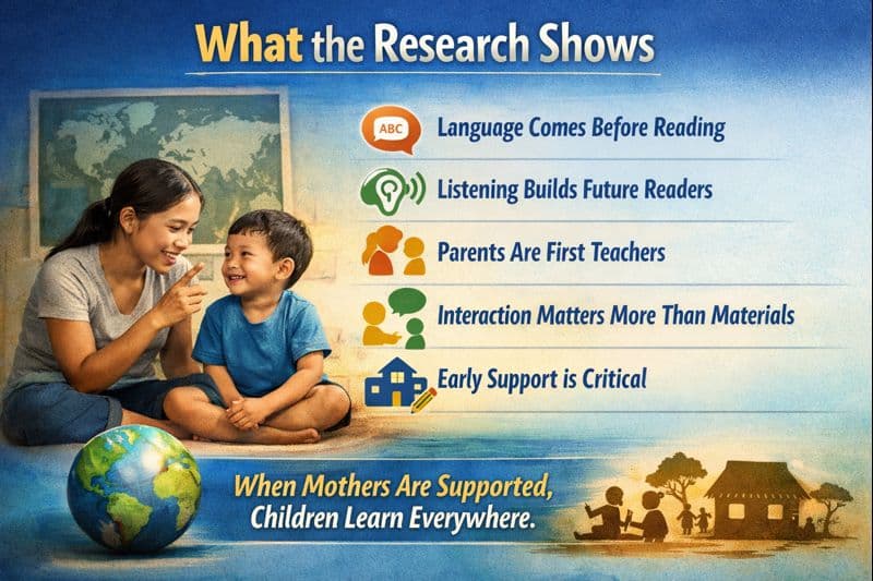 Research findings about parents supporting early childhood learning